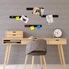 image:imageOutus 6 Pcs Magnetic Bulletin Board Strip 15 x 2 with 48 Magnets Silver  Metal Display Strips For Notes Photos And Memos Ideal For Office Home Classroom And WorkspaceBlack