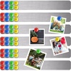 image:imageOutus 6 Pcs Magnetic Bulletin Board Strip 15 x 2 with 48 Magnets Silver  Metal Display Strips For Notes Photos And Memos Ideal For Office Home Classroom And WorkspaceSilver