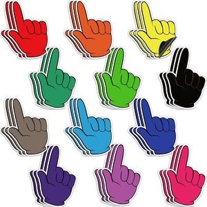 image:imageOutus 36 Pcs Mini Pointing Magnets Cute Decorative Pointer Finger Refrigerator Magnets Set for Locker Accessories Whiteboard Kitchen Cabinet and Office Decor