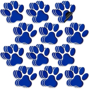 image:imageOutus 36 Pcs Paw Print Magnets Cute Decorative Patrol Refrigerator Magnets Set for Back to School Locker Accessories Whiteboard Classroom Kitchen Cabinet and Office Decor12 ColorsBlue
