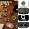 image:imageOutus 12 Set Affirmation Sobriety Coin Gift Tree Chip Medallion with Coin Case Display Stand and Card Anonymous Medallion Sobriety Gifts for Anniversary Men and Women in Recovery Classic24