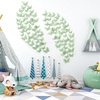 image:imageOutus 120 Pieces 3D Layered Butterfly Wall Decor  Removable Butterfly Stickers Hollow Mural Decals for Birthday Cake Decorations Crafts Bouquet Flower ArrangementsSage Green