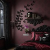 image:imageOutus 120 Pieces 3D Layered Butterfly Wall Decor  Removable Butterfly Stickers Hollow Mural Decals for Birthday Cake Decorations Crafts Bouquet Flower ArrangementsBlack