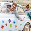 image:imageOutus 24 Pcs Flower Magnets for Car Funny Cute Magnetic Car Decals Hippie 60s 70s Decorative Flower Magnets Decorations for Door Fridge Home Refrigerator 39 Inch22 Inch51 Inch  Waterproof Funny Cute 60s 74s Hippie Retro Removable Reusable Flower Magnets Decorations for Door Fridge Home Vehicles39 Inch22 Inch