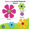 image:imageOutus 24 Pcs Flower Magnets for Car Funny Cute Magnetic Car Decals Hippie 60s 70s Decorative Flower Magnets Decorations for Door Fridge Home Refrigerator 39 Inch22 Inch51 Inch  Waterproof Funny Cute 60s 74s Hippie Retro Removable Reusable Flower Magnets Decorations for Door Fridge Home Vehicles39 Inch22 Inch51 Inch