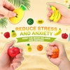 image:imageOutus 24 Pcs Fruit Stress Balls Bulk Inspirational Squeeze Ball Back to School Student Gift for Teacher Positive Fidget Foam Toy for Coworker Employee Staff Office Dancing Fruit Party InspirationalInspirational