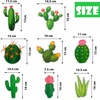image:imageOutus 40 Pieces Cactus Cutouts Party Decoration Green Prickly Cactus Cutouts Stickers Summer Plants Bulletin Board Paper Cuts for Fiesta Mexican Party Vbs Classroom Bulletin Board Wall Supplies