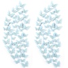 image:imageOutus 120 Pieces 3D Layered Butterfly Wall Decor  Removable Butterfly Stickers Hollow Mural Decals for Birthday Cake Decorations Crafts Bouquet Flower ArrangementsBaby Blue