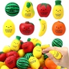 image:imageOutus 24 Pcs Fruit Stress Balls Bulk Inspirational Squeeze Ball Back to School Student Gift for Teacher Positive Fidget Foam Toy for Coworker Employee Staff Office Dancing Fruit Party InspirationalMotivated