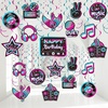 image:imageOutus 30 Pieces Music Party Decoration Music Short Video Party Hanging Swirls Decor for Boys Girls Adults Karaoke Birthday Dj Short Video Social Media Theme Baby Shower Supplies