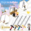 image:imageOutus 24 Pcs Inflatable Swords Blow up Swords Party FavorsGoldPurple4 Colors
