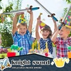 image:imageOutus 24 Pcs Inflatable Swords Blow up Swords Party FavorsGoldPurpleBlue