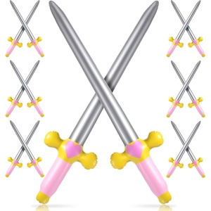 image:imageOutus 24 Pcs Inflatable Swords Blow up Swords Party FavorsGoldPurplePink