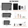 image:imageOutus 15 Pcs Mesh Bag with Zipper984 X 709 InchesGrayBlack