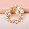 image:imageChic Pearl Crystal Brooch Pins for Women Girls Fashion Shawl Pin Corsage Brooch Party Ceremony Accessories Dance Banquet PinsLWA00071A