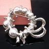 image:imageChic Pearl Crystal Brooch Pins for Women Girls Fashion Shawl Pin Corsage Brooch Party Ceremony Accessories Dance Banquet PinsLWA00072