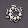 image:imageChic Pearl Crystal Brooch Pins for Women Girls Fashion Shawl Pin Corsage Brooch Party Ceremony Accessories Dance Banquet PinsLWA00074
