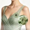image:imageCrystal Flower Brooch Pin for Women Rhinestone Floral Lapel Jewelrygreen