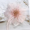 image:imageDtja 4 Crystal Feather Flower Brooch Pin for Women Dainty Bright Satin Rhinestone Floral Brooches Lapel Hair Pins Elegant Wedding Cocktail Prom Party Hat Bag Suit Clothing Dress Accessories Jewelry GiftPink