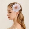 image:imageDtja 4 Crystal Feather Flower Brooch Pin for Women Dainty Bright Satin Rhinestone Floral Brooches Lapel Hair Pins Elegant Wedding Cocktail Prom Party Hat Bag Suit Clothing Dress Accessories Jewelry GiftPink