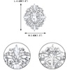 image:imageEVER FAITH Womens Oval wMarquise Crystal Elegant Vintage Banquet Hollow Filigree BroochClear SilverTone
