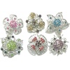 image:imageEzing Lot 24pc Shining Rhinestone Crystal Brooches Pins DIY Wedding Bouquet KitD