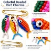 image:imageFish Brooch for Women Colorful Bead Fish Brooches Funny Fishing Statement Pins Summer Costume AccessoriesA