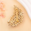 image:imageLAXPICOL Vintage Austrian Crystal Flower Leaf Bouquet Clusters Large Big Brooch Pin for Women Gold Tonepurple