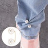image:imagePearl Brooches for Women Faux Pearl Shawl Pins Sweater Clip Decorative Safety Pins Pant Hem Clips Length Adjuster2styles beige 8pcs