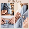 image:imagePearl Brooches for Women Faux Pearl Shawl Pins Sweater Clip Decorative Safety Pins Pant Hem Clips Length Adjusterstyle1 champagne 8pcs