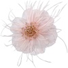 image:imageDtja 4 Crystal Feather Flower Brooch Pin for Women Dainty Bright Satin Rhinestone Floral Brooches Lapel Hair Pins Elegant Wedding Cocktail Prom Party Hat Bag Suit Clothing Dress Accessories Jewelry GiftPink