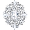 Clear Silver-Tone