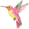 image:imageHummingbird Enamel Brooch Pin Color Alloy Bird Lapel Pins Clothing Accessories for Women MenPink