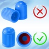 image:imageOutus 200 Pcs Tire Valve Stem Caps Car Tire Caps Plastic Universal Valve Stem Covers for Bike Bicycle Cars SUV Trucks Motorcycles BlackBlue