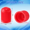 image:imageOutus 200 Pcs Tire Valve Stem Caps Car Tire Caps Plastic Universal Valve Stem Covers for Bike Bicycle Cars SUV Trucks Motorcycles BlackMulticolor