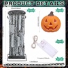 image:imageOutus 22 Pcs Halloween Fence Decorations Kit Cemetery Fence Outdoor DecorPumpkin Fence
