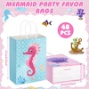 image:imageOutus 24 Pcs Mermaid Party Favor Bags Mermaid Goodie Bags48