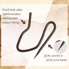 image:imageOutus 58 Pack Metal Curtain Hooks Pin On Drapery Hooks 12 x 1 Inch for WindowDoorShower CurtainBlackBrown