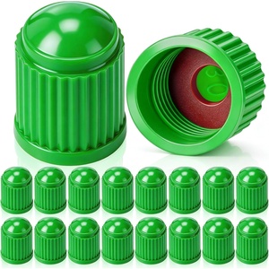 image:imageOutus 200 Pcs Tire Valve Stem Caps Car Tire Caps Plastic Universal Valve Stem Covers for Bike Bicycle Cars SUV Trucks Motorcycles BlackDark Green