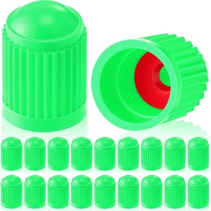 image:imageOutus 200 Pcs Tire Valve Stem Caps Car Tire Caps Plastic Universal Valve Stem Covers for Bike Bicycle Cars SUV Trucks Motorcycles BlackGreen