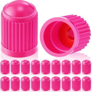 image:imageOutus 200 Pcs Tire Valve Stem Caps Car Tire Caps Plastic Universal Valve Stem Covers for Bike Bicycle Cars SUV Trucks Motorcycles BlackPink