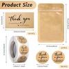 image:image620 Pcs Thank You for Supporting My Small Business Set PinkKraft Paper