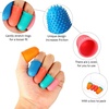 image:imageOutus 10 Pcs Rubber Finger Tips Thimbles Silicone Gripper Protector Thick