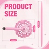image:imageOutus 2 Pieces Wedding Pens for Guest Book Signing Pen with Metal Hollow Round Holder Stand Set for Wedding Bridal Engagement Reception SuppliesGoldPink