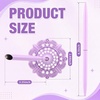 image:imageOutus 2 Pieces Wedding Pens for Guest Book Signing Pen with Metal Hollow Round Holder Stand Set for Wedding Bridal Engagement Reception SuppliesGoldPurple