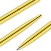 image:imageOutus 30 Pcs Rose Gold Ballpoint Pens Slim Mentallic Retractable Pens SetGold