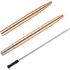 image:imageOutus 30 Pcs Rose Gold Ballpoint Pens Slim Mentallic Retractable Pens SetRose Gold
