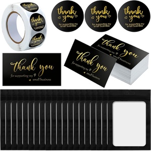 image:image620 Pcs Thank You for Supporting My Small Business Set PinkBlack