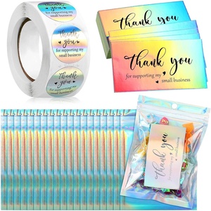image:image620 Pcs Thank You for Supporting My Small Business Set PinkHolographic