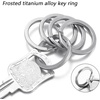 image:image5 Pcs Titanium Key Rings Split Rings 25 mm Split Keyrings for Home Car Key
